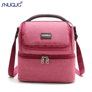 Thermal Lunch Bag for Outdoor Activities - Food Cooler Bag for Snacks and Meals