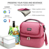 Thermal Lunch Bag for Outdoor Activities - Food Cooler Bag for Snacks and Meals