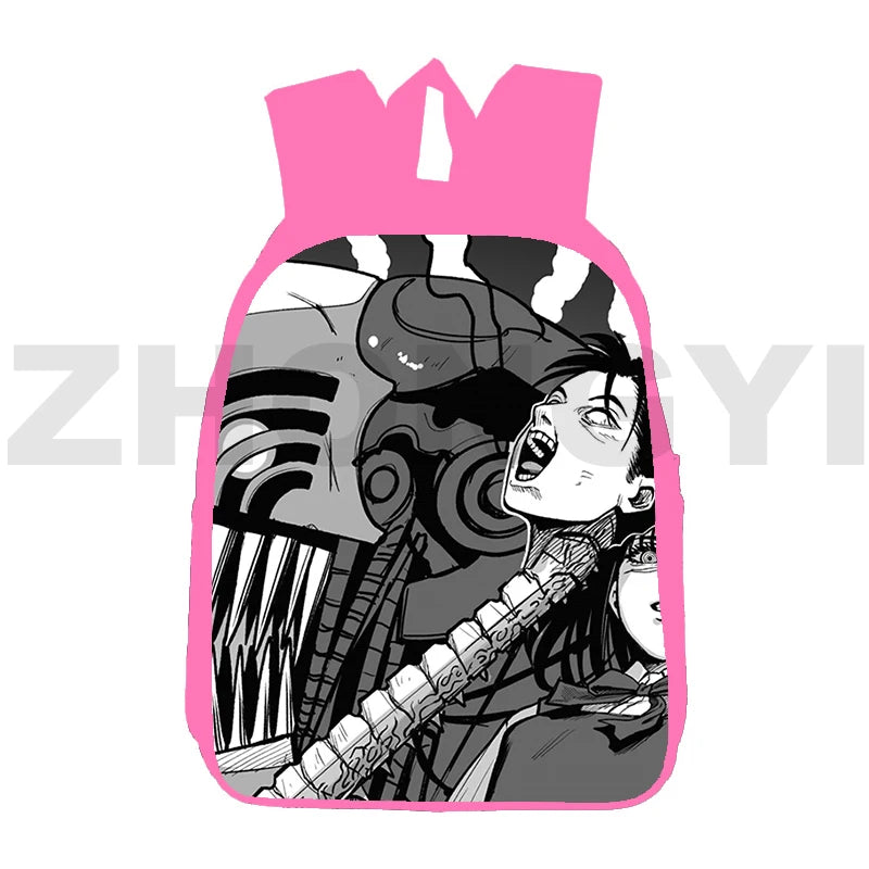 Japan 3D Anime Chainsaw Man Backpack 12/16 Inch School Bag