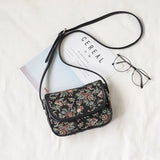 Vintage Flowers Women's Shoulder Crossbody Bag