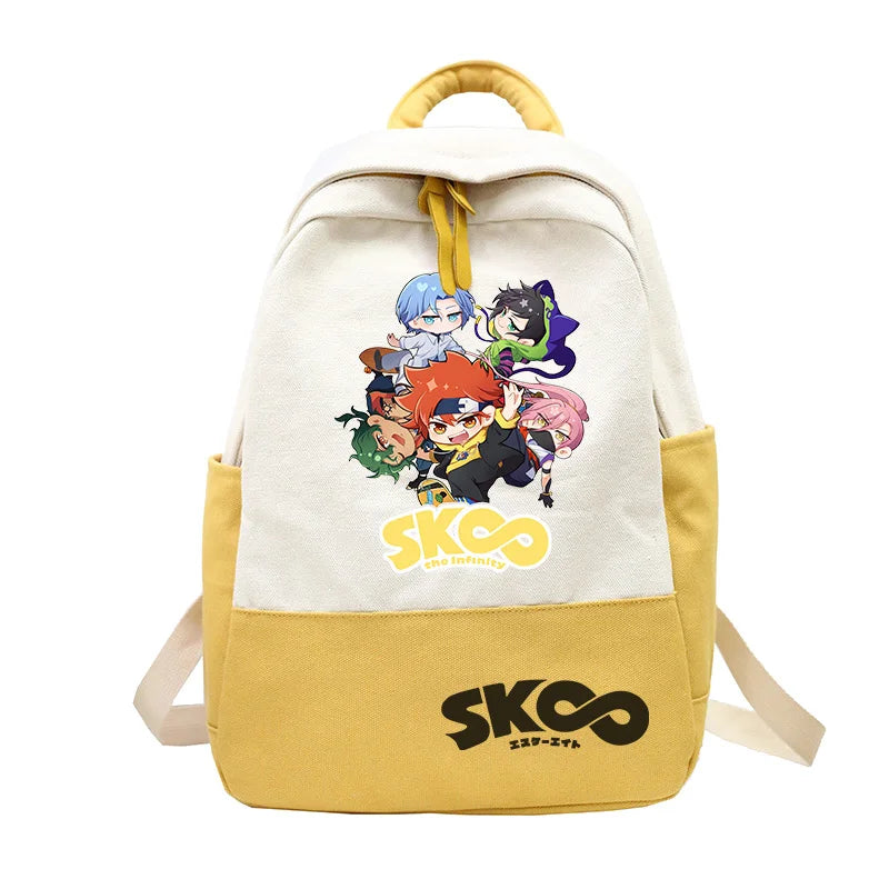 Japanese Anime SK8 the Infinity Backpack Canvas School Bag