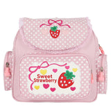 Japanese Cartoon Strawberry Embroidery Schoolbag Girls Lolita Backpack