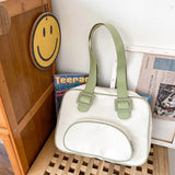 Japanese Style Retro Contrast Girl Student Shoulder Bag