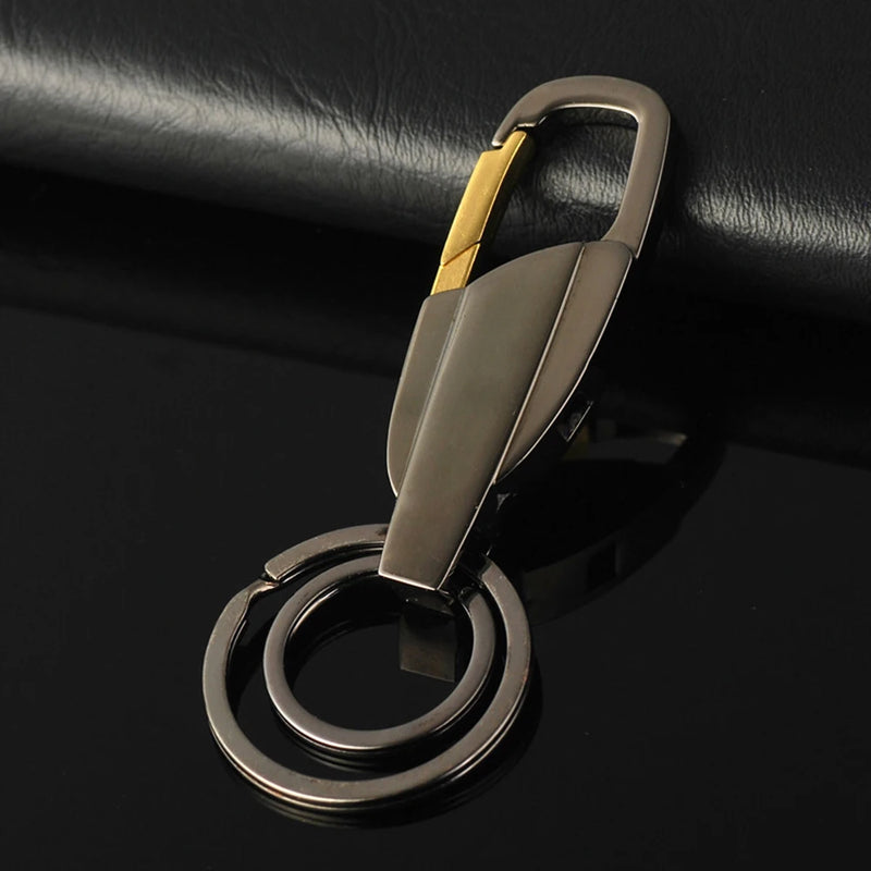 Metal Car Keyring Pendant Key Chain Bag Men's Belt Waist Buckle Keychain
