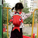 Kids Baby Safety Harness Backpack Canvas Leash Anti-lost Dinosaur Shark Bag
