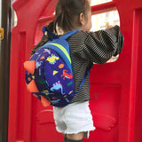 Kids Baby Safety Harness Backpack Canvas Leash Anti-lost Dinosaur Shark Bag