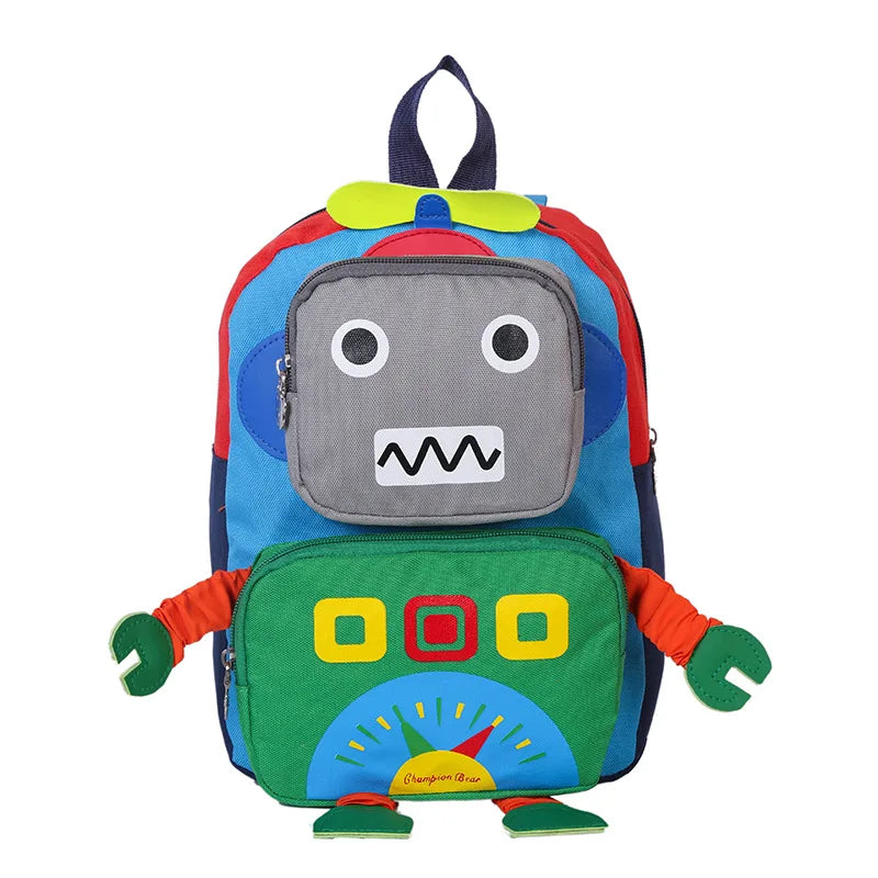 Kids Cartoon Backpack for Boys 3-6 Years Old