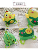 Cartoon Chicken Pattern Kids School Backpack