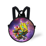 Kids Messenger Bags Customize Crossbody Pack Boys Girls Mini Round Bag