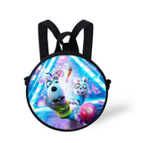 Kids Messenger Bags Customize Crossbody Pack Boys Girls Mini Round Bag