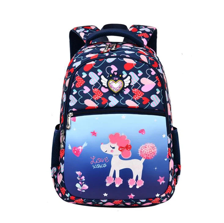 Kids Waterproof Shark Printing Backpacks School Book Bag