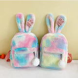 Personalized Embroidered Name Rabbit Children Backpack