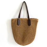 Straw Bag Women Tote Handbag Shoulder Beach Large Capacity Shopping