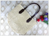 Straw Bag Women Tote Handbag Shoulder Beach Large Capacity Shopping
