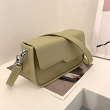 Korea Mini PU Leather Bags For Women Solid Shoulder Messenger