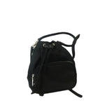 Retro Single Shoulder Canvas Bag Drawstring Closure Women's Bag