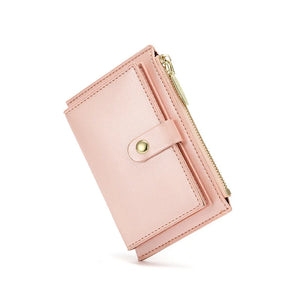 Female Coin Purse Short Wallet PU Leather Clutch Bag