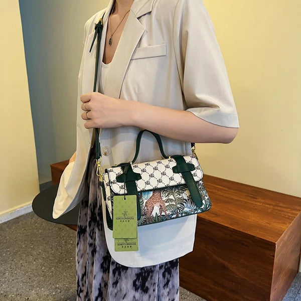 Mesh Red High Crossbody Tote Bag for Women