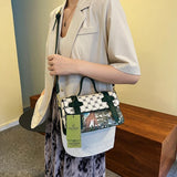 Mesh Red High Crossbody Tote Bag for Women