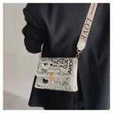 Graffiti Women's One-Shoulder Messenger Bag