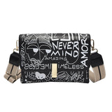 Graffiti Women's One-Shoulder Messenger Bag