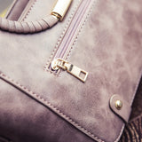 Woven Circular Handle Women's Shoulder Bag