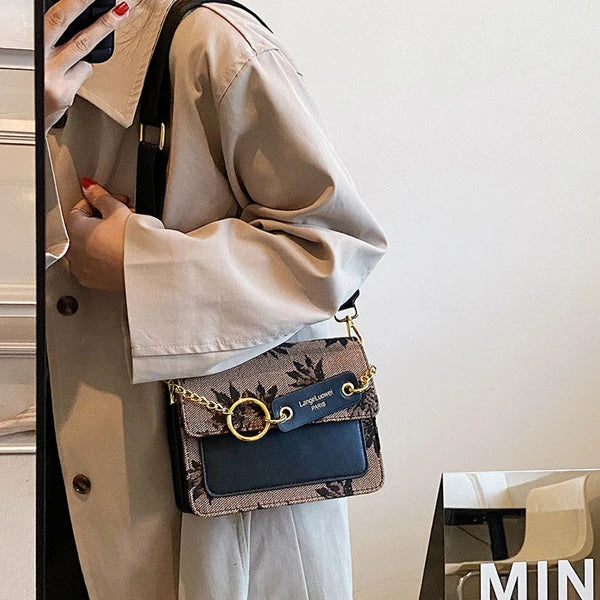 Maple Leaf One Shoulder Crossbody Handbag