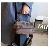 Maple Leaf One Shoulder Crossbody Handbag