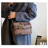 Maple Leaf One Shoulder Crossbody Handbag