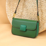Leather Messenger Bag for Women Casual Vintage Shoulder Purse