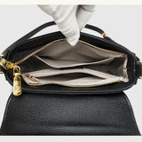 Leather Messenger Bag for Women Casual Vintage Shoulder Purse
