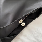 Adjustable Strap Canvas Women Handbag with Hasp