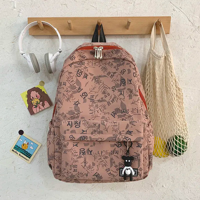 Harajuku Women Backpack for Teenage Girl Student Schoolbag