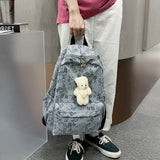 Harajuku Women Backpack for Teenage Girl Student Schoolbag