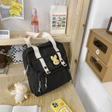 Large Capacity Nylon Backpack for Teen Girls School Travel