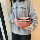Corduroy Wild Dumpling Bag Casual Waist Bag Women's Bag
