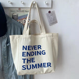 Retro Ins Letter Canvas Shoulder Bag