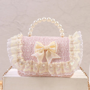 Princess Crossbody Bag with Bowknot for Girls