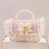 Princess Crossbody Bag with Bowknot for Girls