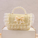 Princess Crossbody Bag with Bowknot for Girls