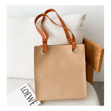 Women's PU Leather One Shoulder Bag Large Capacity Casual Handbag