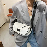 Women Patchwork Oxford Cloth Shoulder Messenger Bag