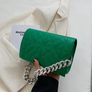 Women Shoulder Bag Flap Ladies Handbags Chain Underarm Bags