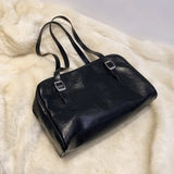 Large Capacity Travel Bags Luggage PU Leather Bag Retro Shoulder Bags