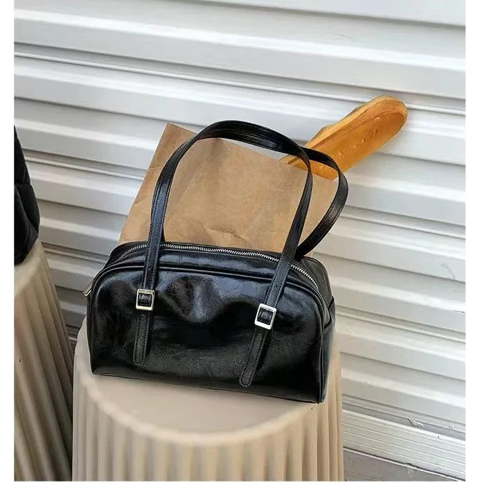 Large Capacity Travel Bags Luggage PU Leather Bag Retro Shoulder Bags