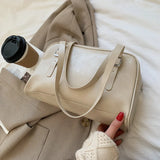 Large Capacity Travel Bags Luggage PU Leather Bag Retro Shoulder Bags