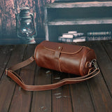 Retro Small Leather Bag Men's Personalized Satchel