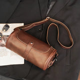 Retro Small Leather Bag Men's Personalized Satchel
