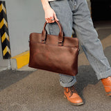 Retro Men's Business Bag Briefcase Shoulder Bag