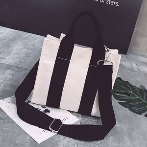 Canvas Shoulder Bag Large Capacity Ladies Handbag